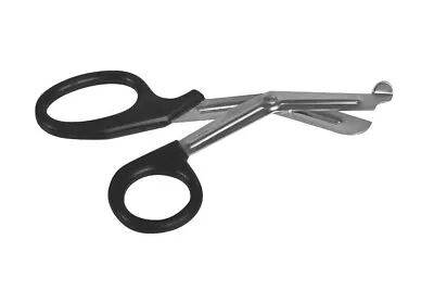 EMT Utility Black Scissors 7.25  Paramedic First Aid Universal Shears Nurse Med • $5.75