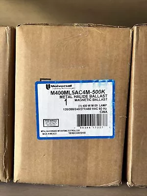 Universal Lighting M400ML5AC4M-500K Metal Halide Magnetic Ballast New Old Stock • $35