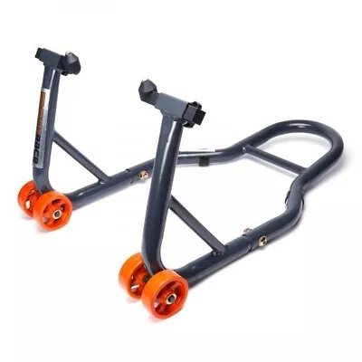 Motorcycle Front Wheel Paddock Stand. MPW Race Department. Pin Type. Grey/Orange • £28