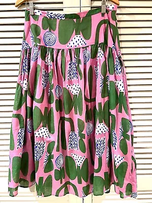 Beautiful GORMAN “Flower Pattern” Cotton Skirt *  Size 12 • $125