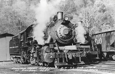 Rppc W Va Bc&g Rr Train #13 & #4 B&o Railroad Car Steam Engine West Virginia  • $10