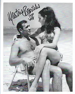 Martine Beswick  JAMES BOND 007  10  X 8  Genuine Signed Autograph COA  36367 • £19.99