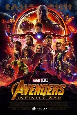 Avengers Infinity War Movie Poster Photo Print 11x17 16x20 22x28 24x36 27x40 D • $9.99