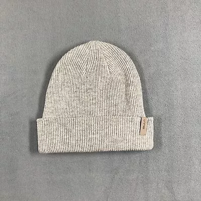 Bula Beanie Hat Mens Gray Merino Wool Cuffed Outdoors Skiing Winter • $10.78