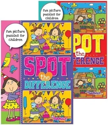 £3.49 • Buy 2 X Spot The Difference Puzzle Books Children's Kids Learning Activity A4 Pads