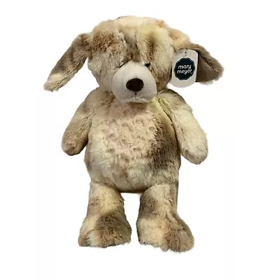 Mary Meyer FabFuzz Arlo Pup Dog Floppy Ears Cream Brown White Soft Plush NWT • $19.99