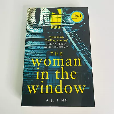 $8 • Buy The Woman In The Window By AJ Finn Large Paperback Novel Psychological Thriller