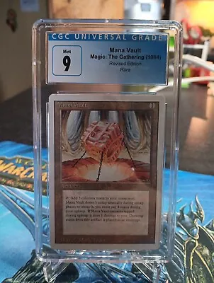 MTG Revised Mana Vault R A CGC 9 MINT (with 3 9 Sub Grades) 1994 • $90