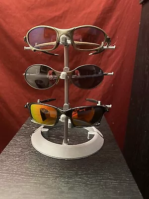 3D Print Oakley Sunglasses Holder Display Stand Gunmetal Grey Silver • $14.99