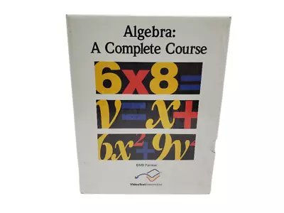 Videotext Interactive Algebra: A Complete Course Module C DVD Course M253 • $18.63