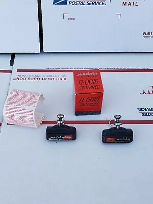 NEW Modolo Brake Pad Set BLACK Sinterized Alloy Holder Bike World Champ 1983 NOS • $33.50