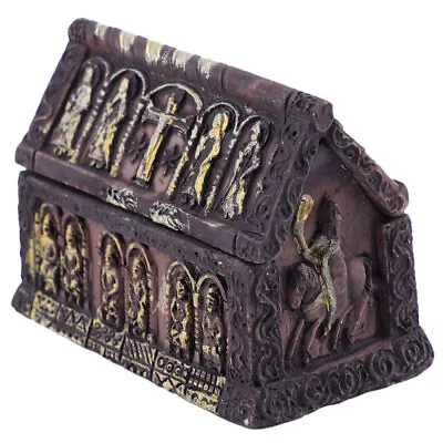  Halloween Coffin Ornaments Resin Mold Spooky Gothic Decor Astetic Room Outdoor • £5.69