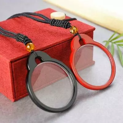 Portable Reading Aid Necklace Magnifying Glass Pendant For Seniors • £4.75