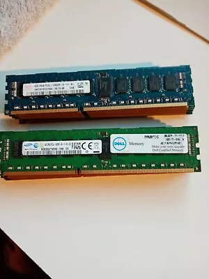 Samsung (1X4GB) 4GB Memory DDR3 1333MHz PC3L Server 10600R  RAM M393B5273DH0-YH9 • £3.95