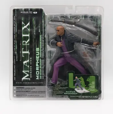 The Matrix Reloaded Morpheus Series 1 Action Figure Parking Garage McFarlane NEW • $45