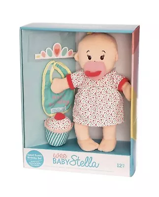 NEW IN BOX Manhattan Toy Wee Baby Stella Sweet Scents 12  Baby Doll Birthday • $22.50