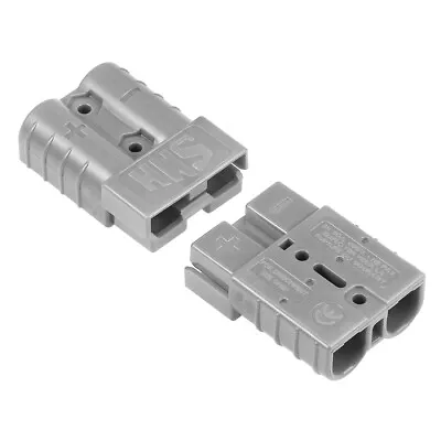 6 Gauge Battery Quick Connect Disconnect 50A Wire Connector Grey 2pcs • $8.75