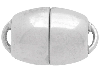 £24.17 • Buy Sterling Silver Magnetic Clasp 7mm X 10mm Barrel Shape