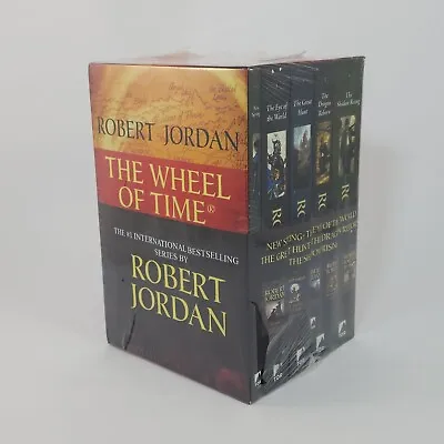 The Wheel Of Time Boxed Set By Robert Jordan Books 0 1 2 3 4 New Sealed TOR • $70.71