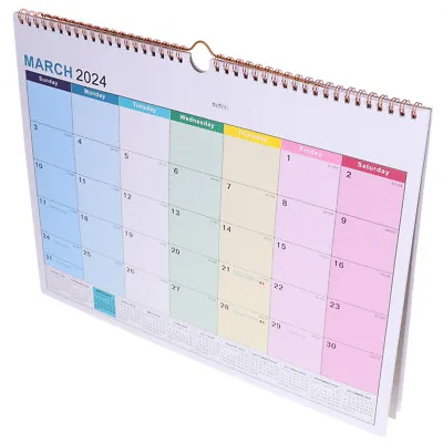  2024 -2025 Wall Calendar Large Noting Hanging Daily Use For Office • £10.76