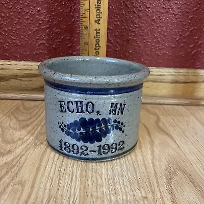 Echo Minnesota Stoneware Crock Centennial  • $50