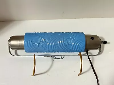 Vintage Blue Glass Headboard Lamp Light • $45