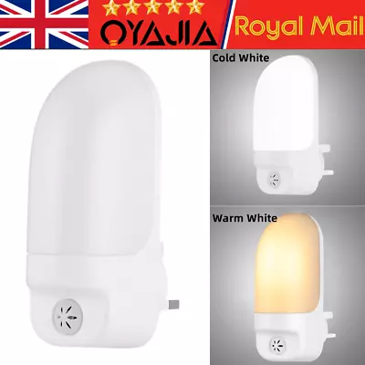 Night 2 Light Kids Plug Sensor Light Automatic Dawn Dusk LED In Energy Saving • £8.59