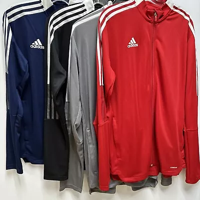 Adidas Track Jacket Men's 4 Colors Tiro 21 Running Training Gym Sizes XS-2XL NEW • $37.99