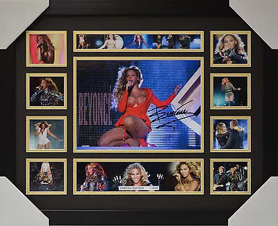 Beyonce Signed Framed Limited Edition Memorabilia V1 • $120