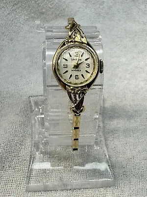 VINTAGE 60's VANTAGE 21J LADIES WRIST WATCH *  WORKING • $2.99