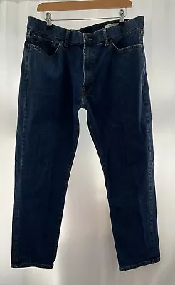 M&S Blue Jeans Size W38” L29” Denim Tapered Leg Cotton Men’s  • £9.99