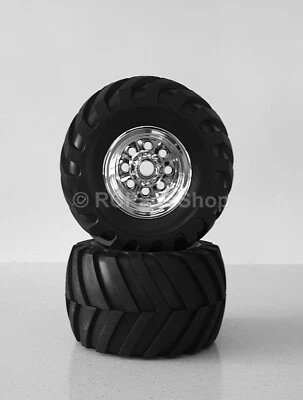 £18.99 • Buy Tamiya Wild Willy 2 (58242)/Mad Bull Front Tyres & Wheels 9805618/19805618