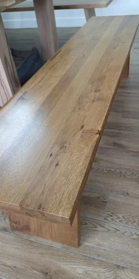 £110 • Buy Brand New Cantilever Rustic Solid Oak Bench 180CM LONG.