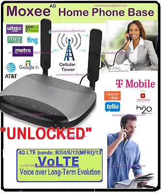 Moxee Home Phone Base Volte UNLOCKED • $65