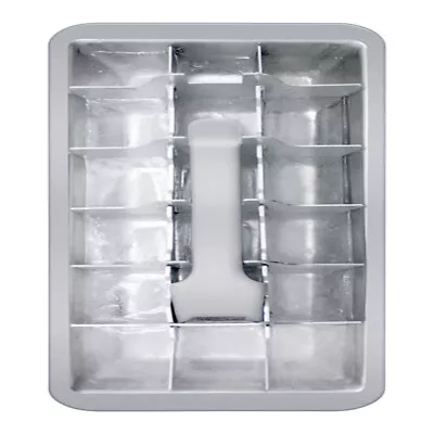 HIC 93251 Vintage Kitchen Silver Aluminum Ice Cube Tray 11 L X 4 W In. • $20.81