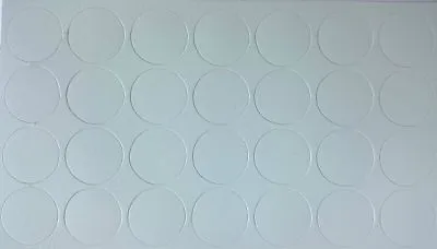 LIGHT GREY X28 Self Adhesive Stick Furniture Sticker Screw Hole Cover Caps 20mm • £3.99