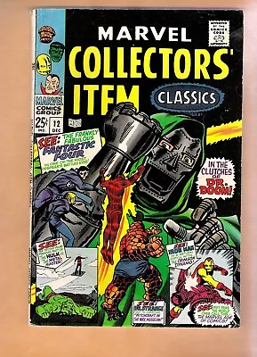 Vintage Marvel Collectors' Item Classics #12 Comic Book 1967 Doctor Doom FINE • $14.99