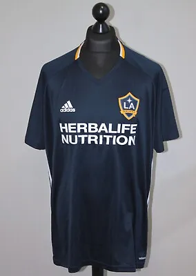 LA Galaxy USA MLS Training Football Shirt Adidas Adizero Size XXL • £21.59