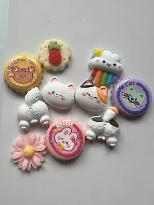 £4.58 • Buy 10 Shoes Charms  DIY Cartoon Shaped Shoes Buttons Decoration For Croc Charms Gif