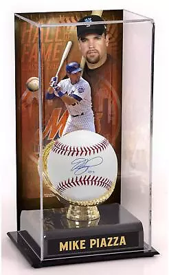 Mike Piazza Mets Signed Baseball W/ HOF 2016  Insc And Hall Of Fame Display Case • $299.99