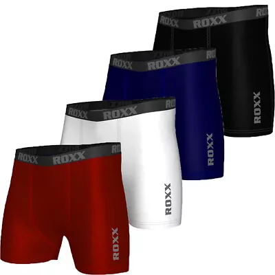 Men's Compression Running Shorts Performance Boys Base Layer Run By ROXX • £7.99