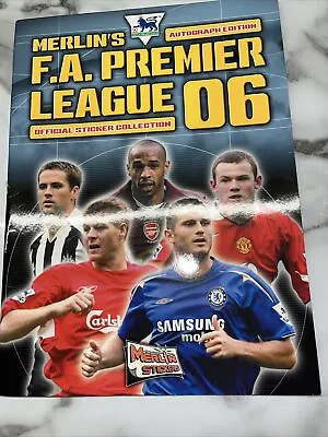 Merlin’s Fa Premier League 06 Sticker Album • £1.99
