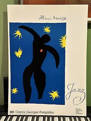 Henri Matisse Jazz Centre Georges Pompidou Musée National D'art Moderne Poster • $199.99