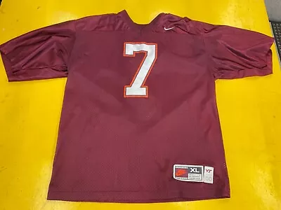 Vintage Michael Vick Virginia Tech Jersey Men’s Size XL Team Nike VT Hokies • $125