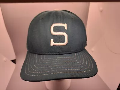 Vintage Michigan State New Era Dupont Visor LOW PROfile Snapback Hat USA 80's • $49.99