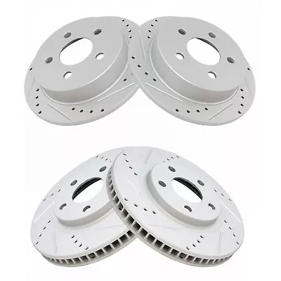 For Chevy Monte Carlo 00-05 Disc Brake Rotors Performance Cross Drilled & • $182.35