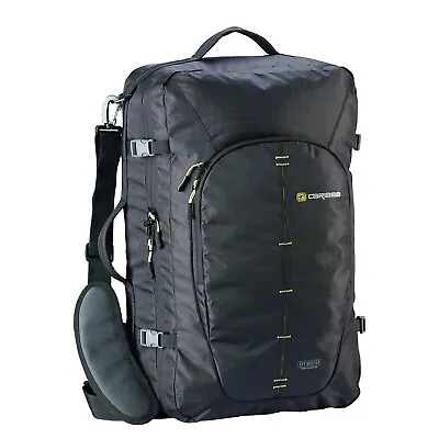Caribee SKY MASTER 40L CARRY ON Convertible Backpack With Shoulder Strap BLACK • $129.95