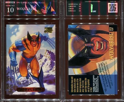 1994 Marvel Masterpieces Wolverine #137 Gem Mint 10 • $14.99