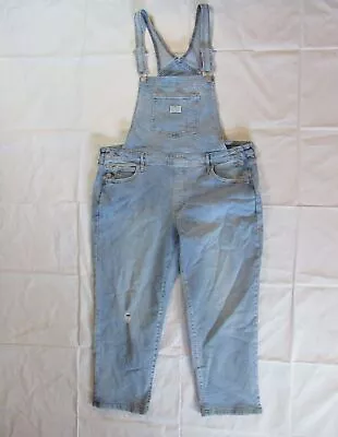 Levi's Strauss & Co Women's Plus Size Denim Jean Bib Overalls • $29.99