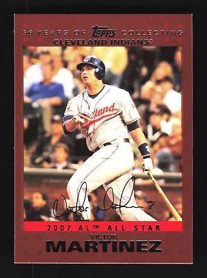 Victor Martinez Cleveland Indians 2007 Topps Update Copper #UH264 Ser. # /56 • $24.99